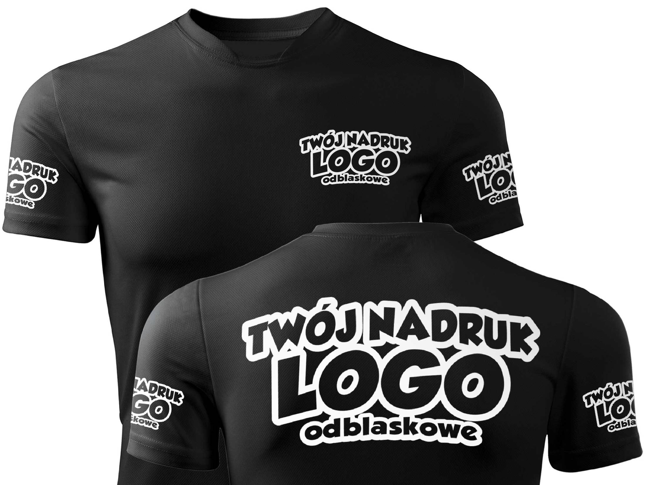 

Reklamowa koszulka firmowa z Twoją Nazwą Logo