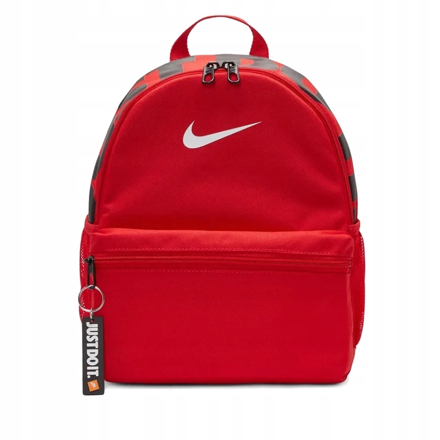 Plecak Nike Mini Brasilia Just Do It Jdi Czerwony Szkolny 11L