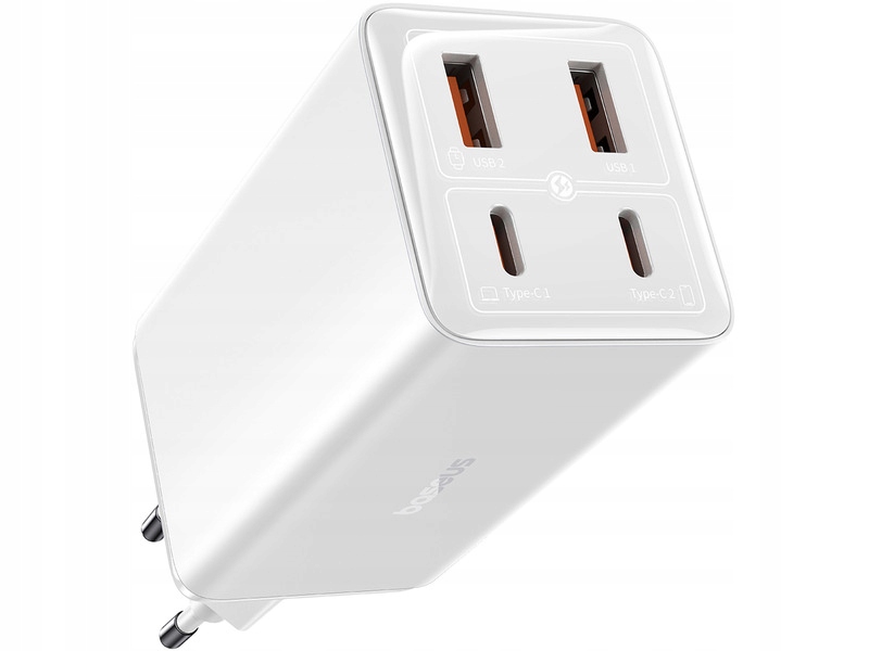 Ładowarka sieciowa Baseus GaN6 Pro 100W Biały