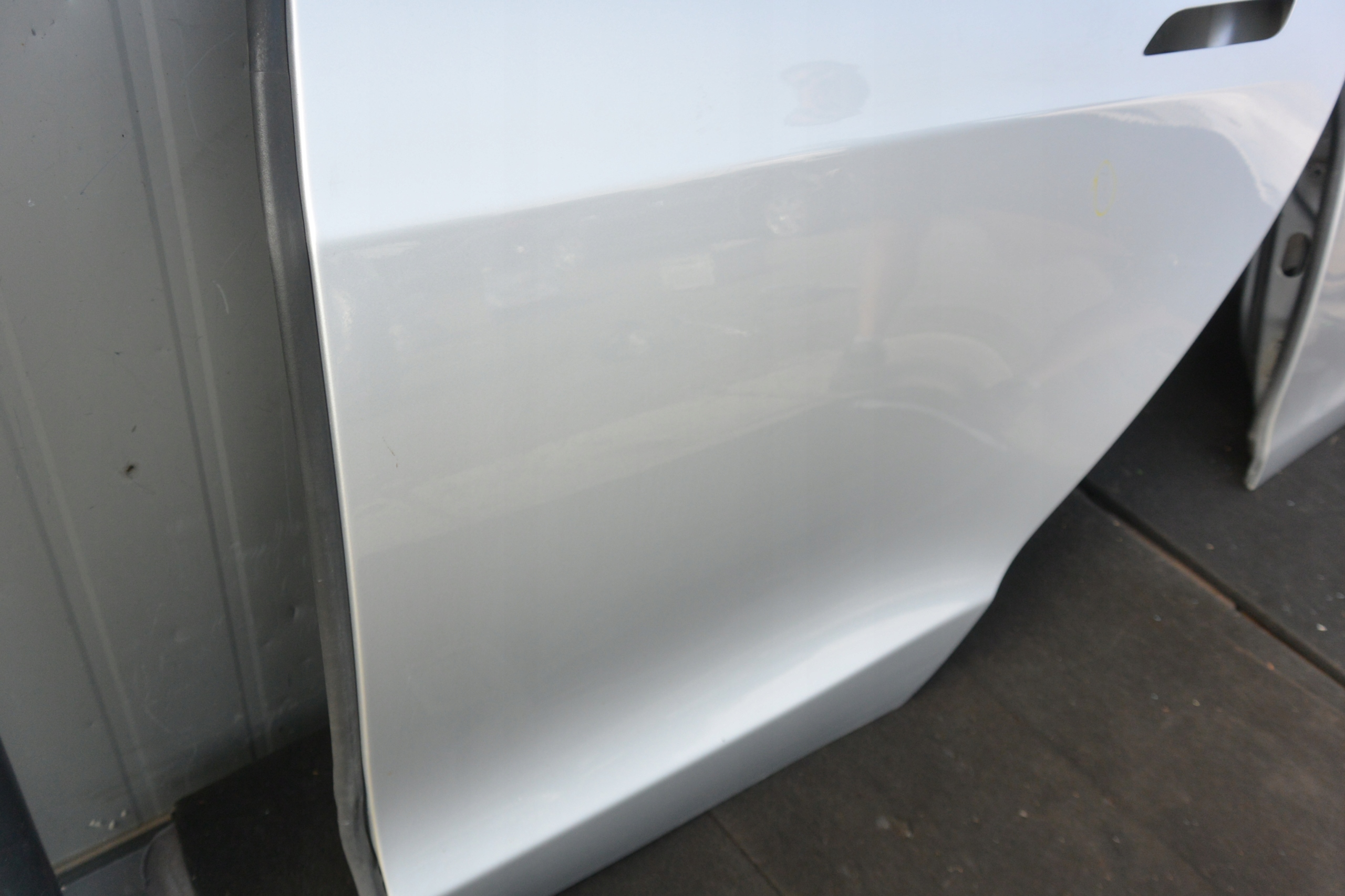 door rear part left TESLA MODEL S 12-16 silver