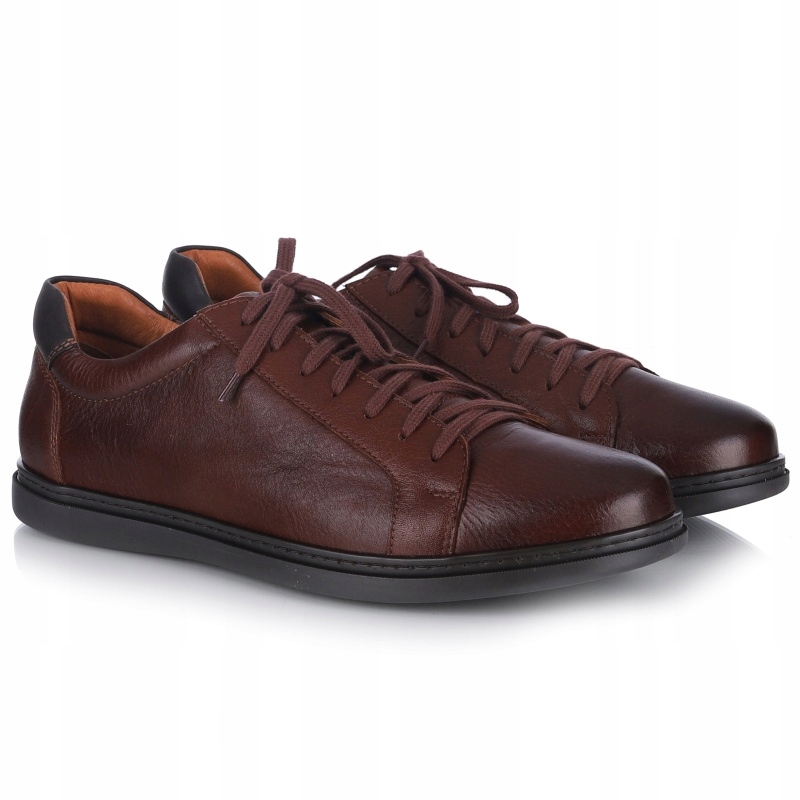 Pánské polobotky Agda 1582 Bronz 275 hnědé elegantní Kůže VEL.39