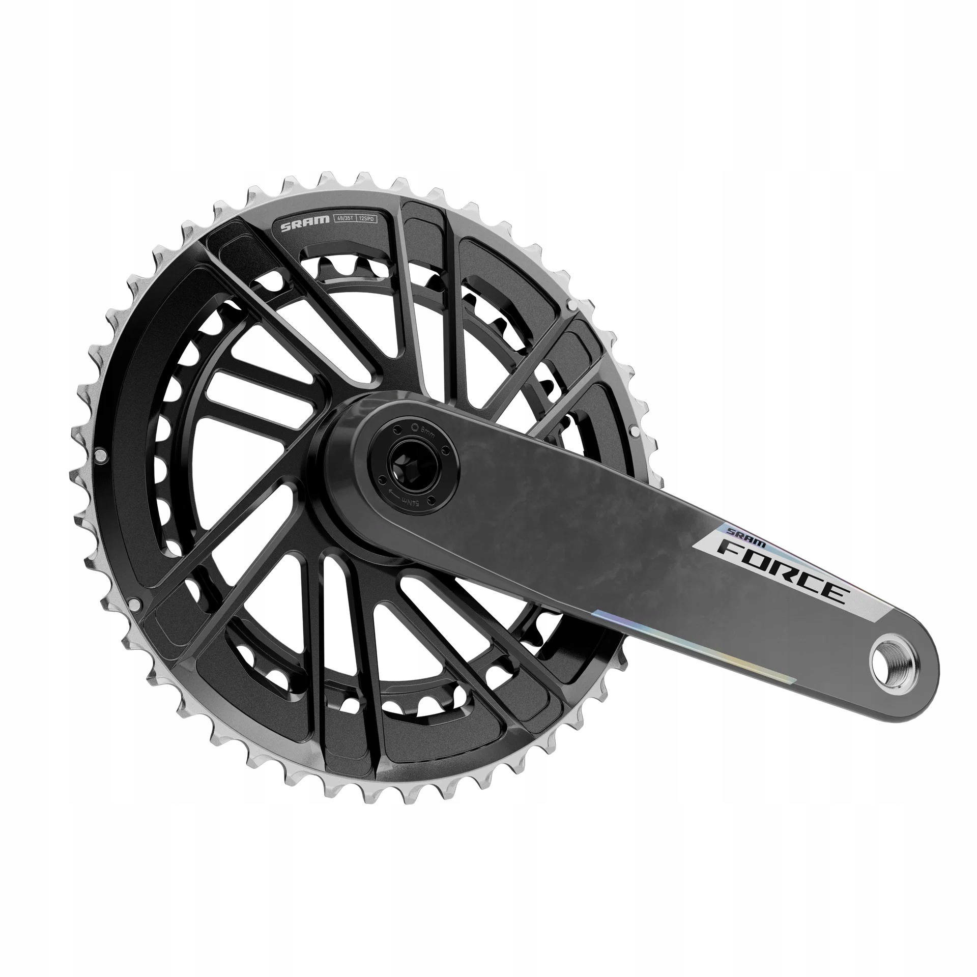 Sram Kliky Sada Force Dub E1 172, 5mm, 50/ 37z, alu, cr, 12s, dub, dm.