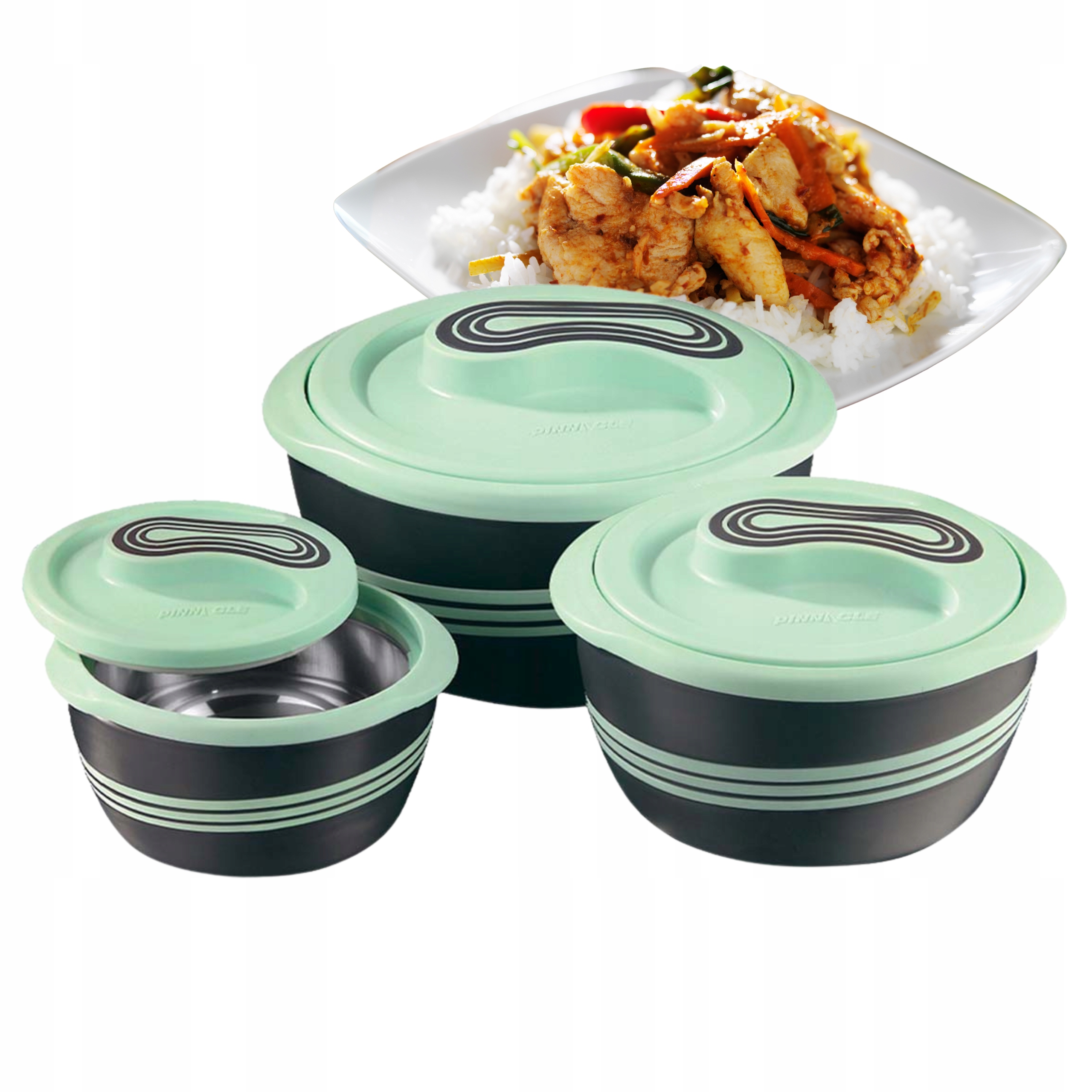 Termos Obiadowy Śniadaniówka Termiczna na żywność Pinnacle Palazio Zielone