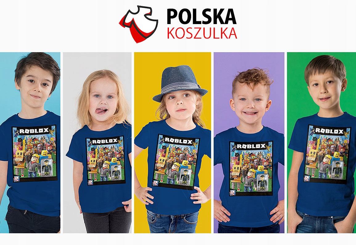 T-SHIRT KOSZULKA DLA DZIECKA ROBLOX 128 SUPER JAKOŚĆ Rodzaj gadżetu filmowy gamingowy książkowy, komiksowy muzyczny