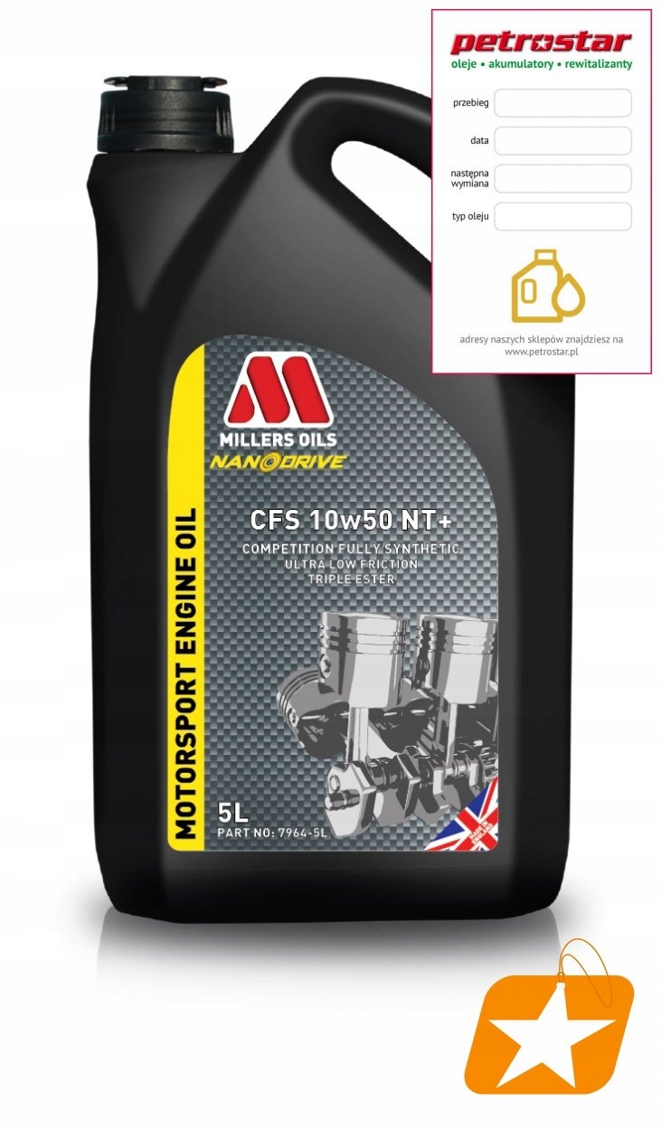 MILLERS NANODRIVE CFS NT PLUS 10W50 5L