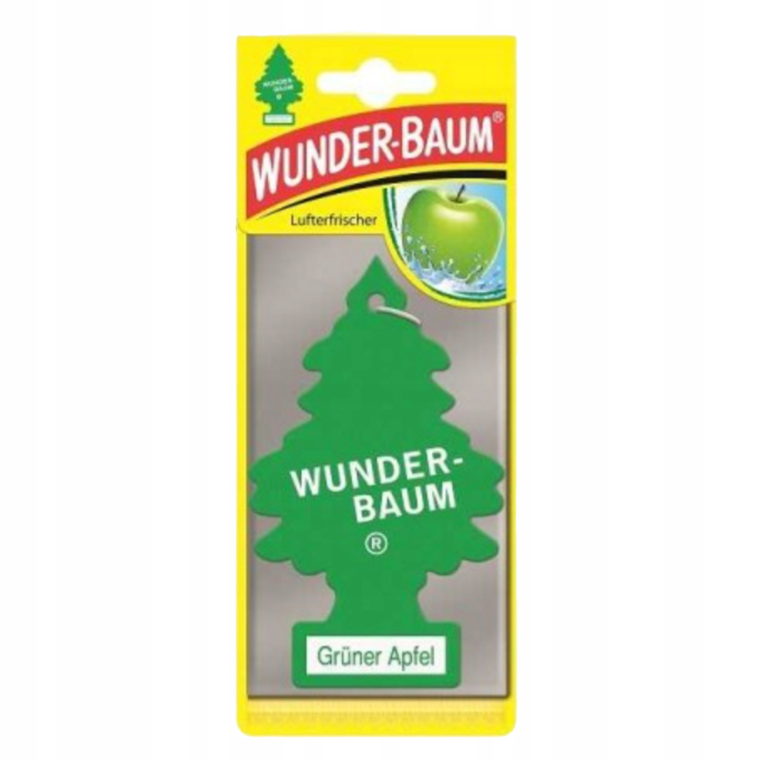 Wunder-Baum Green Apple Zielone Jabłuszko choinka zapachowa 1 szt do auta