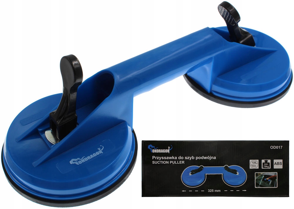 

Podwójna Przyssawka Rączka do Szyb Glazury Płytek