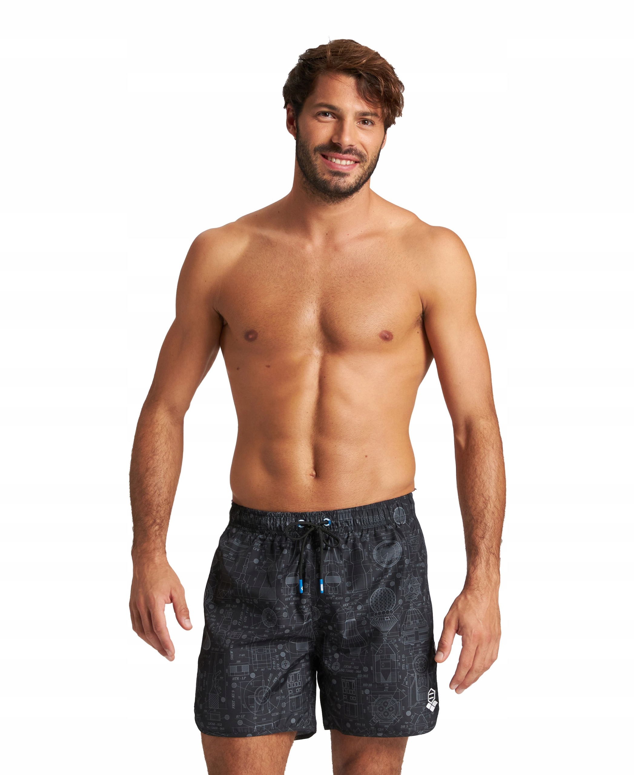 Męskie spodenki kąpielowe na basen szorty plażowe sportowe Arena Titan3 r.M