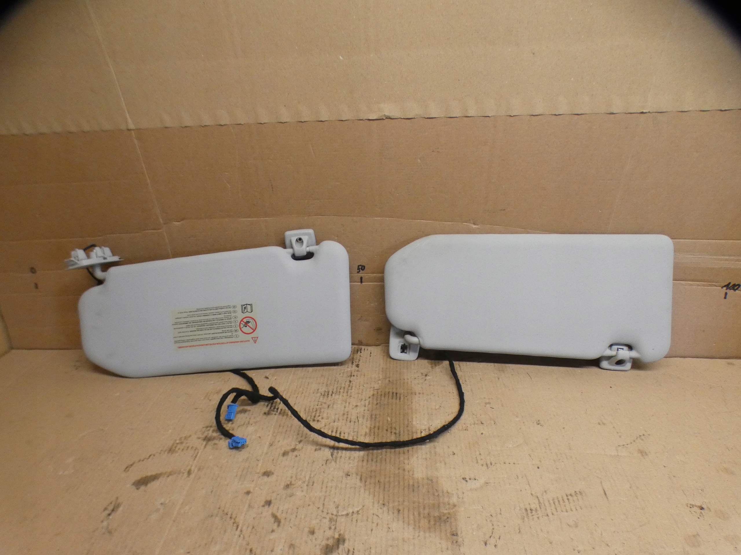 CITROEN C4 II B7 visor cover PRZECIWSLONECZNA visor right left