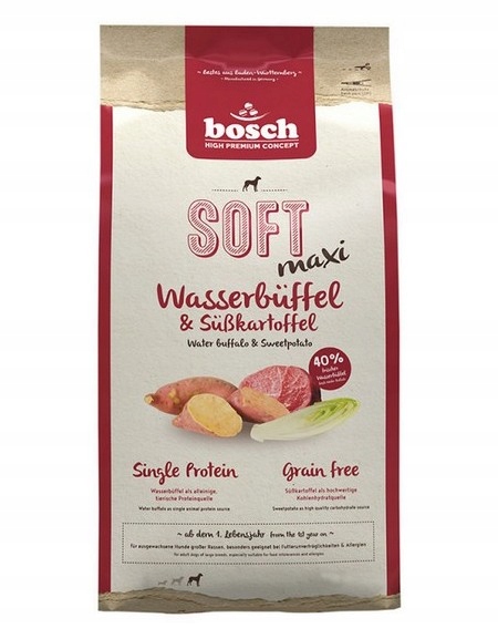 Levně Bosch Soft Maxi Vodní buvol & Batáty 12,5 kg