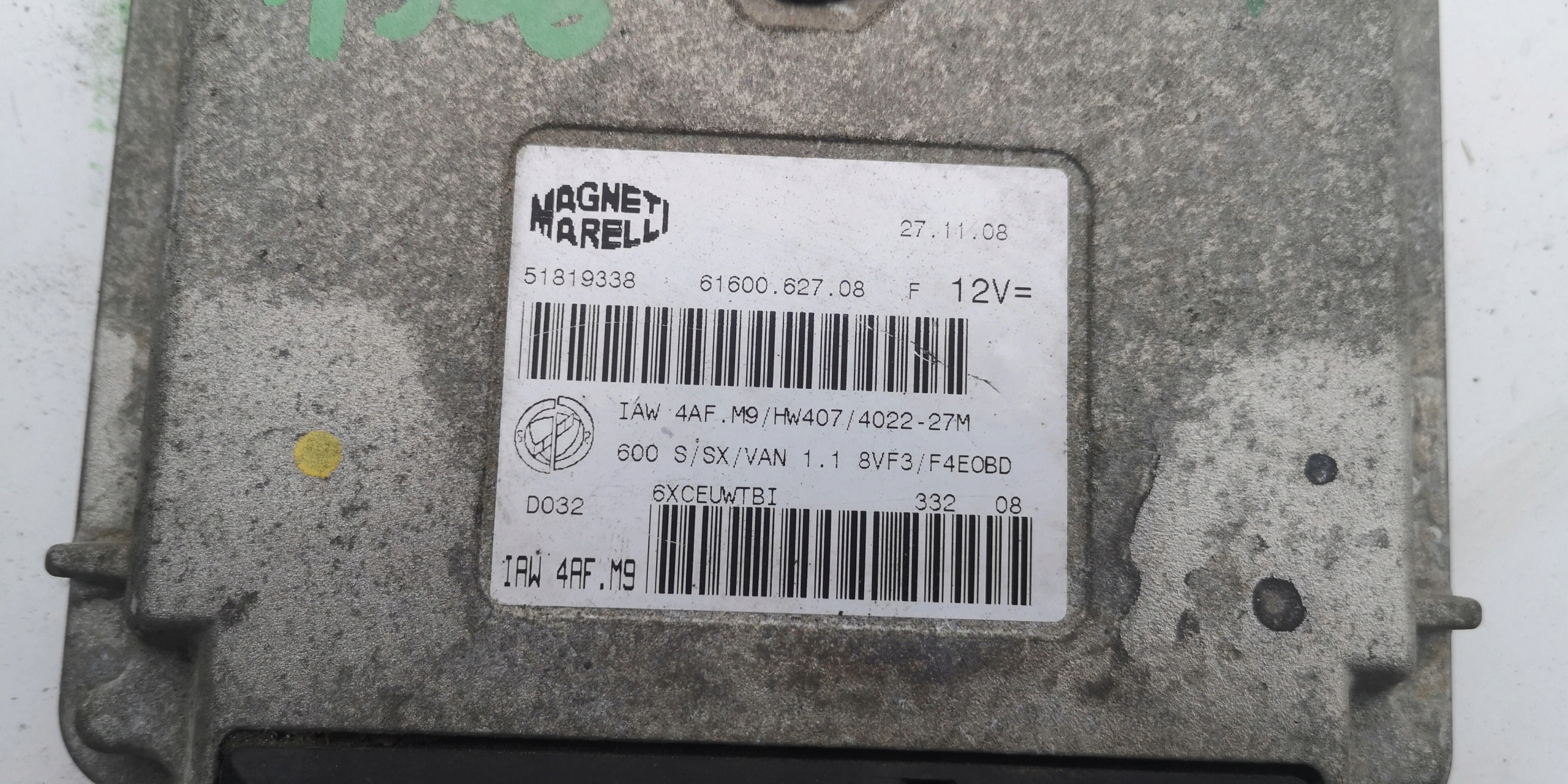 FIAT SEICENTO 1.1B 51819338 61600.627.08 computer