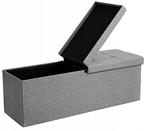 Značková Taburet S Úložným Prostorem, Otevíratelný Úložný Box 120 L Sn