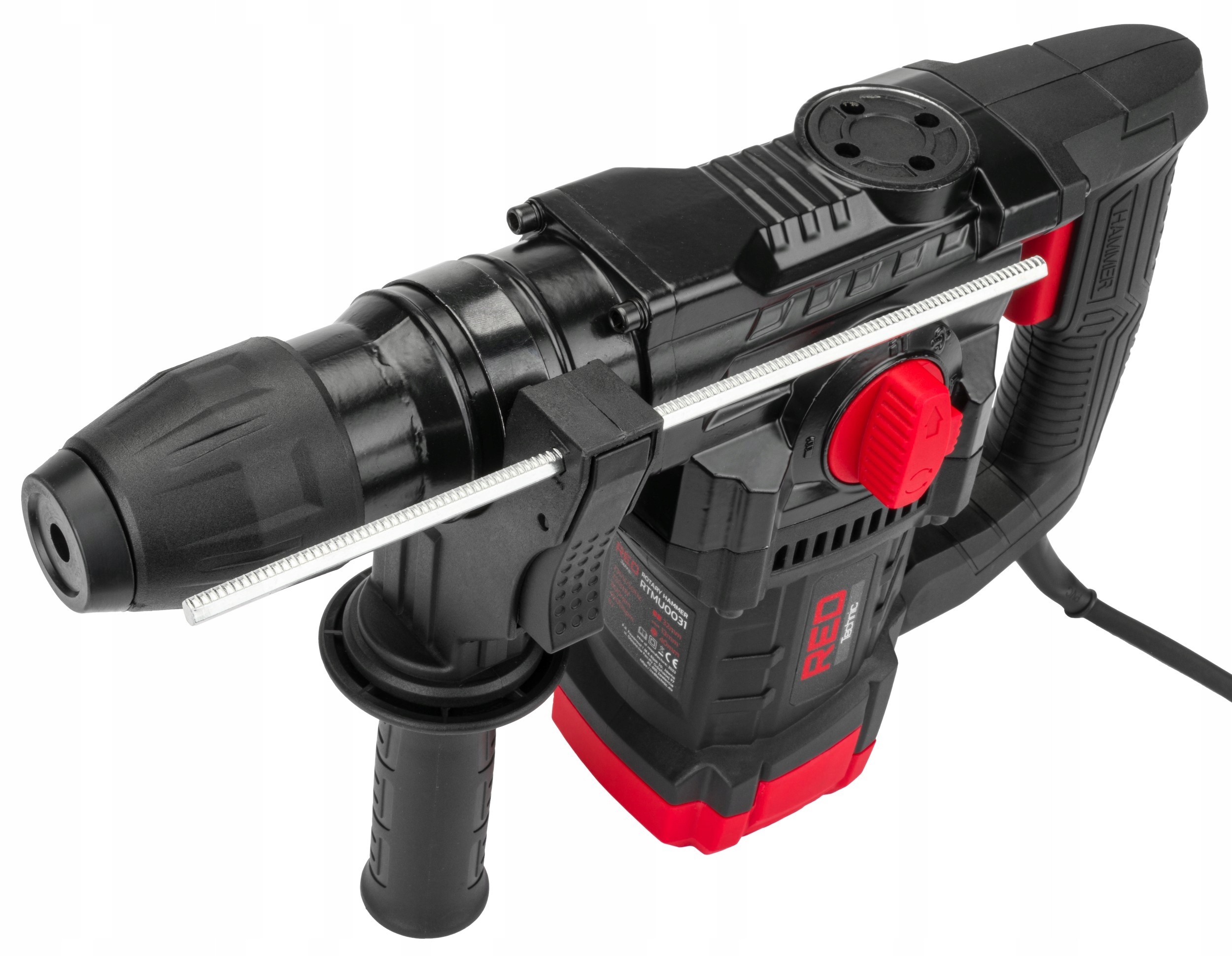 MŁOT UDAROWY MŁOTOWIERTARKA UDAR SDS+ 2200W 6J WALIZKA 3 X WIERTŁO + DŁUTA Marka RED TECHNIC