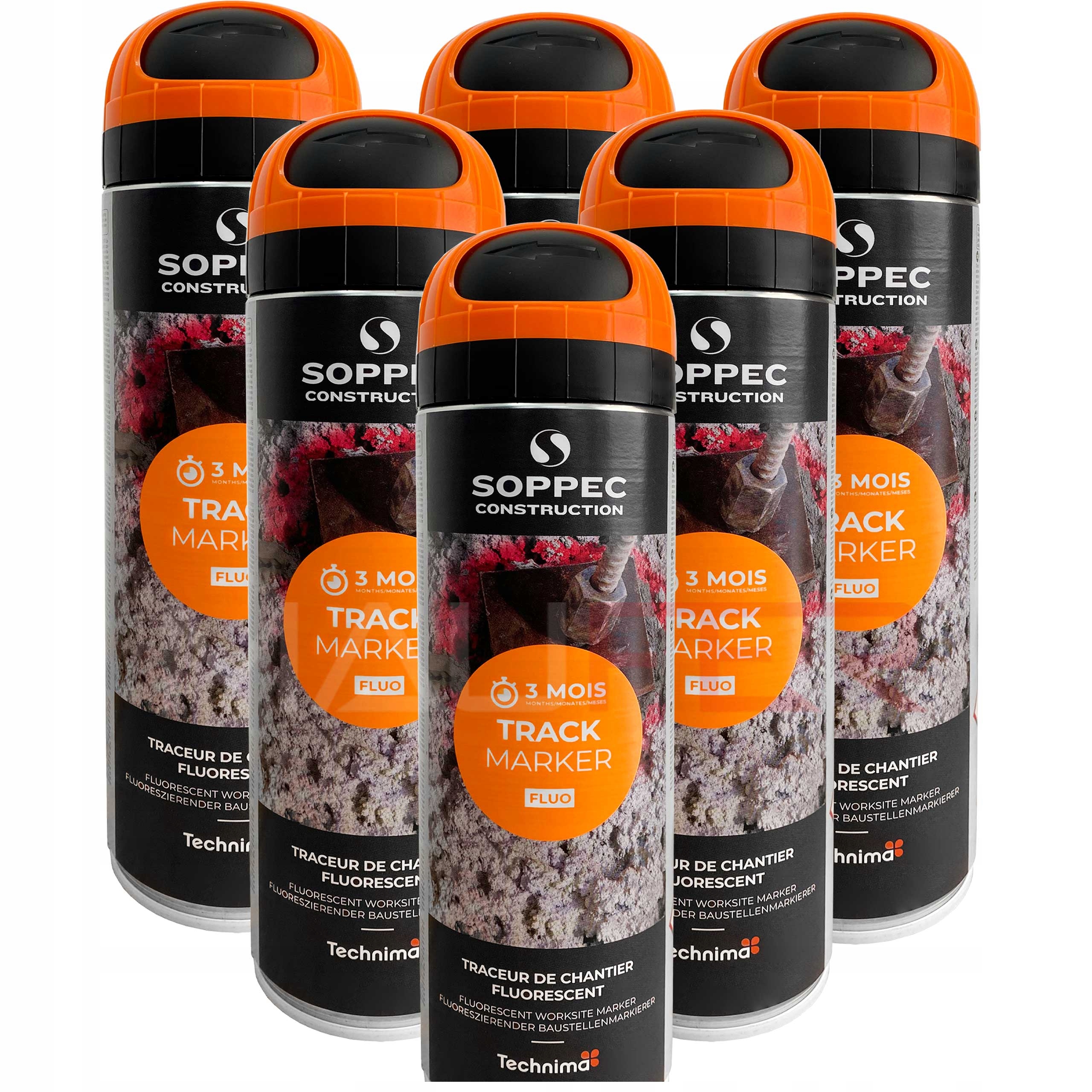 

Farba Geodezyjna Pomarańczowa Soppec Zestaw 6 Szt.