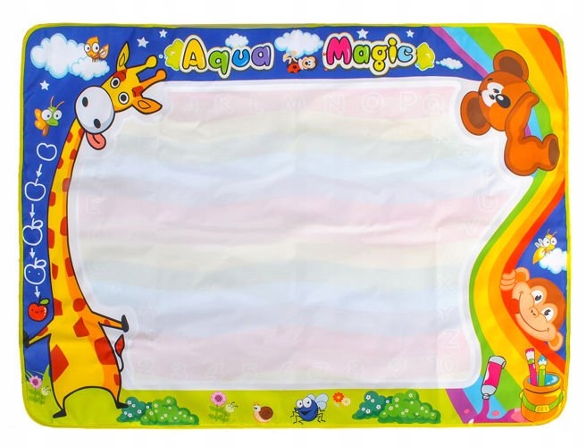 Mata wodna do malowania RYSOWANIA pieczątki formy KOLOROWY ZESTAW XXL Certyfikaty, opinie, atesty CE EN 71