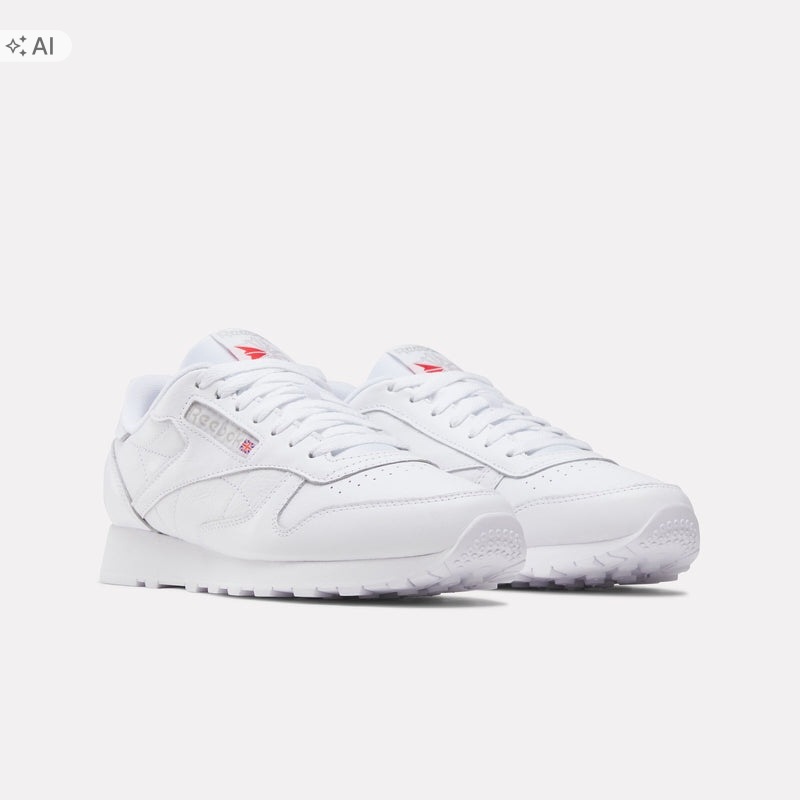 Reebok Classic Leather Białe Sportowe Miejskie Skórzane 44 6RA