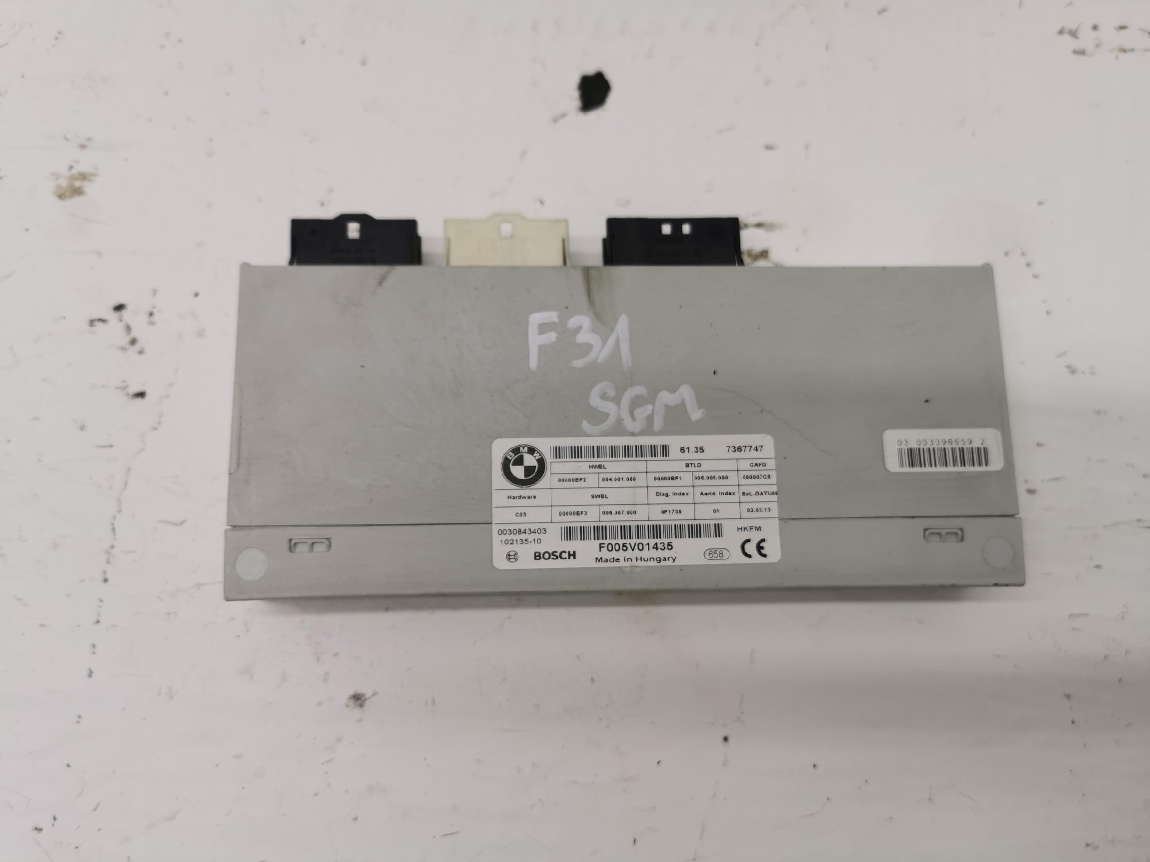 module bonnet boot BMW SERIA 3 F31 7367747