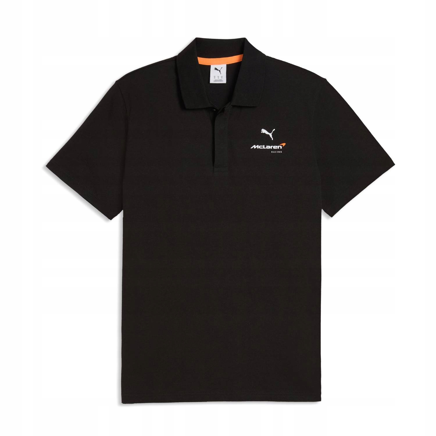 Pánská polokošile černá Essential McLaren F1 2026 (XXL)