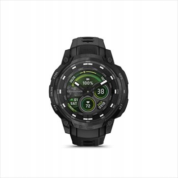 Garmin Instinct Crossover Amoled, Tactical, Black, Black silicone band…