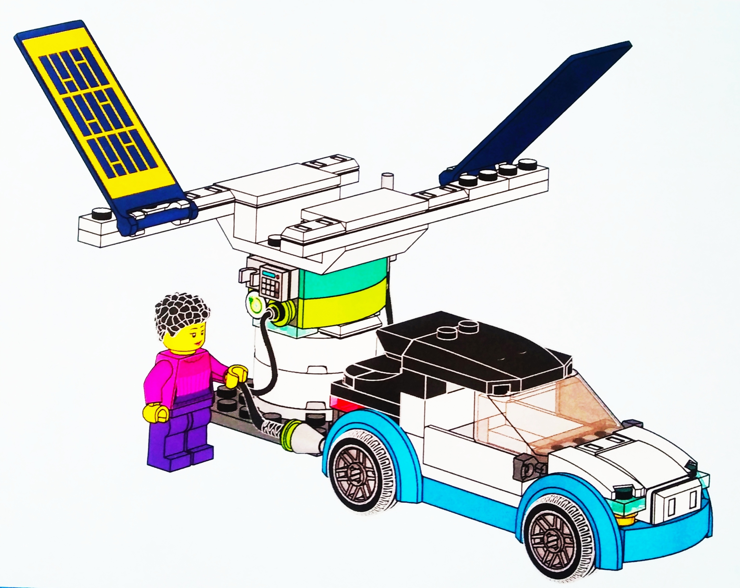 

Lego 60336 samochód elektryczna stacja ładowania