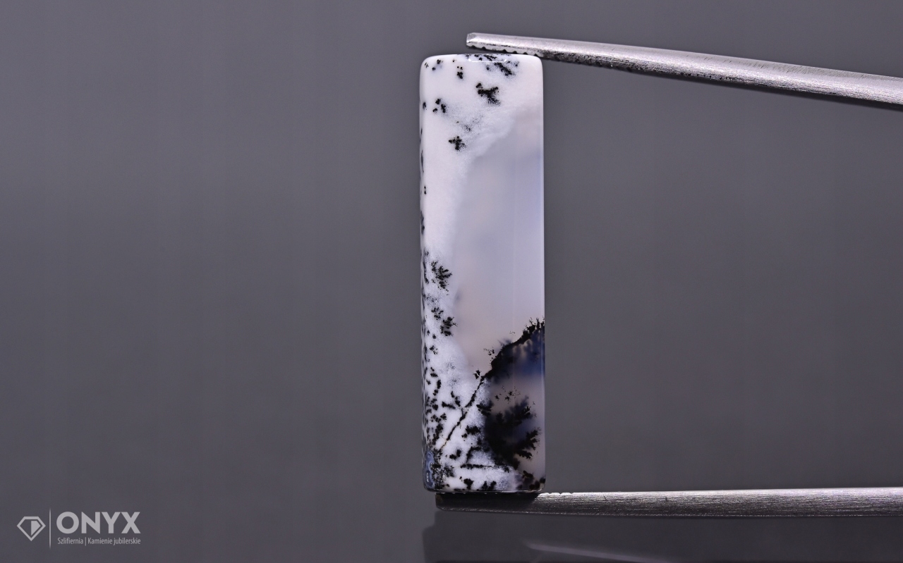 Dendritový achát z Turecka konvexní obdélníková deska