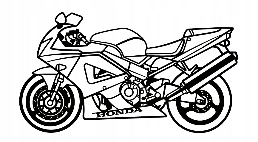 nástěnná dekorace Obraz Motocykl Honda Cbr 900 Rr Fireblade 2000