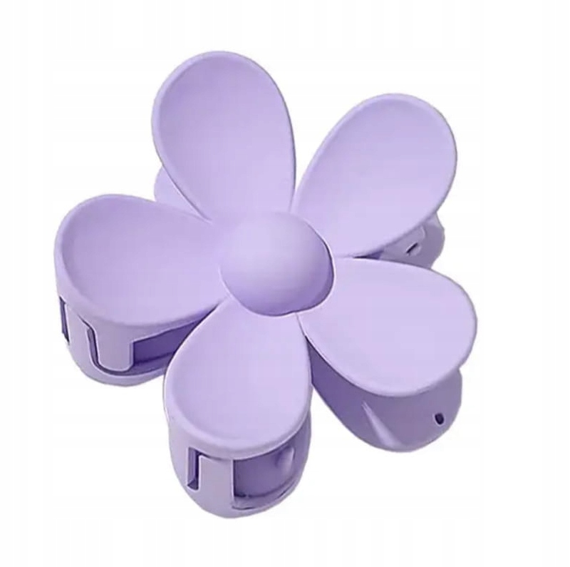 

Spinka do włosów klamra fiolet duża kwiat kwiatek