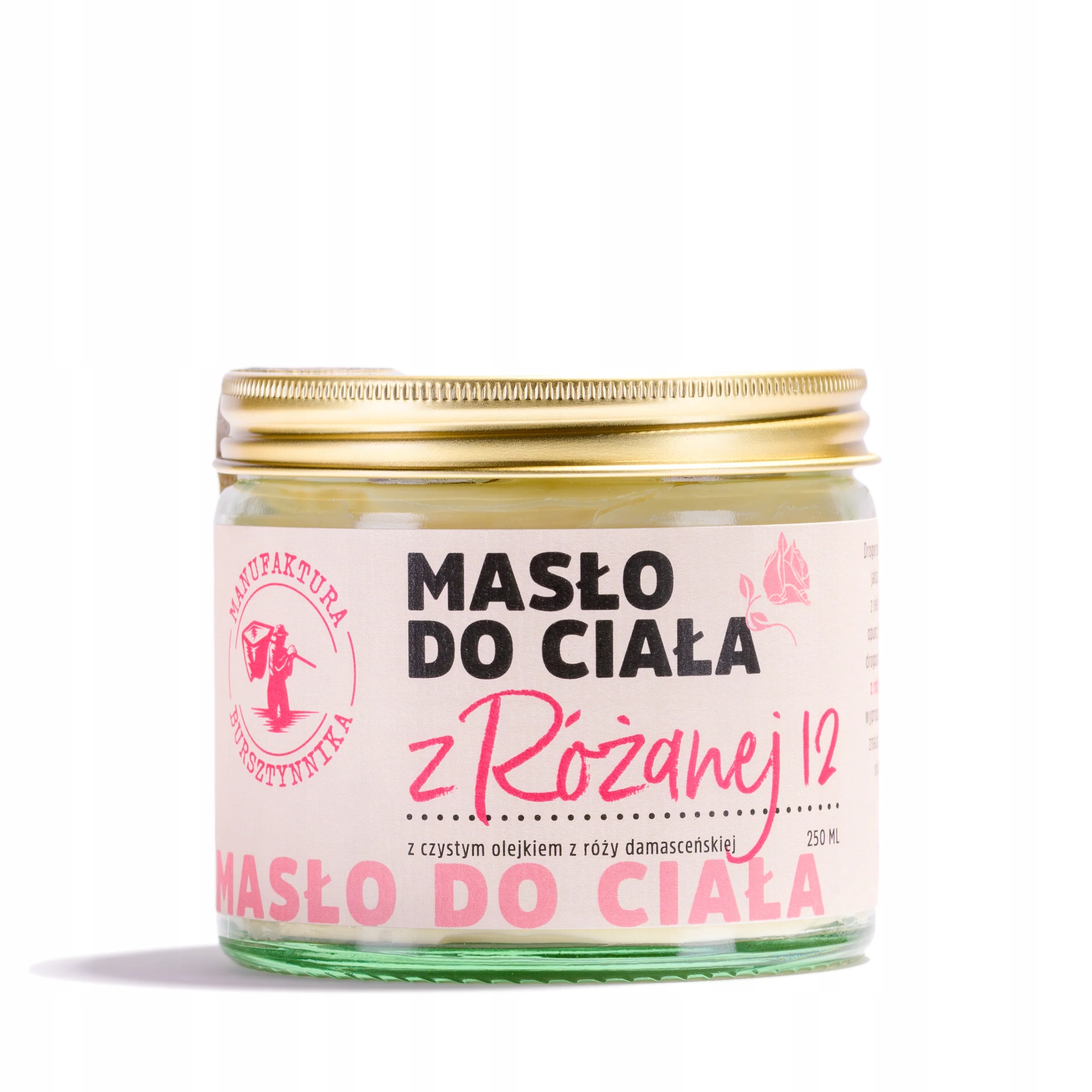 Masło do Ciała z Różanej 12 120ml Manufaktura Bursztynnika