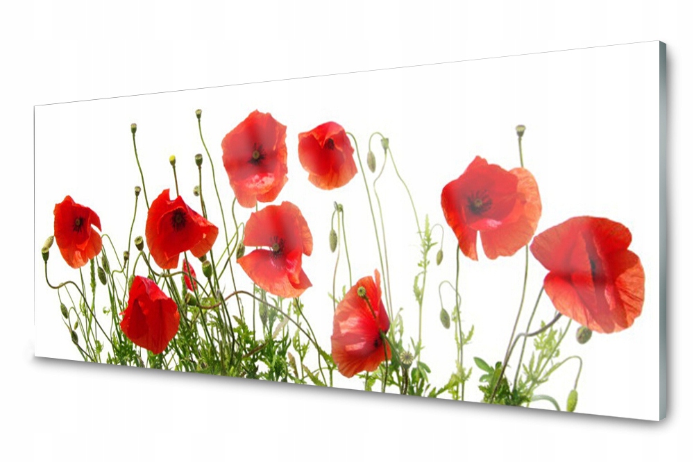 

Panel szklany do kuchni Maki Kwiaty 125x50