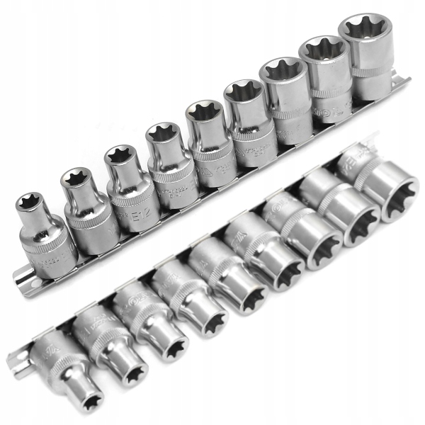 YATO - ZESTAW NASADEK NASADKI TORX 1/2'' E10-E24
