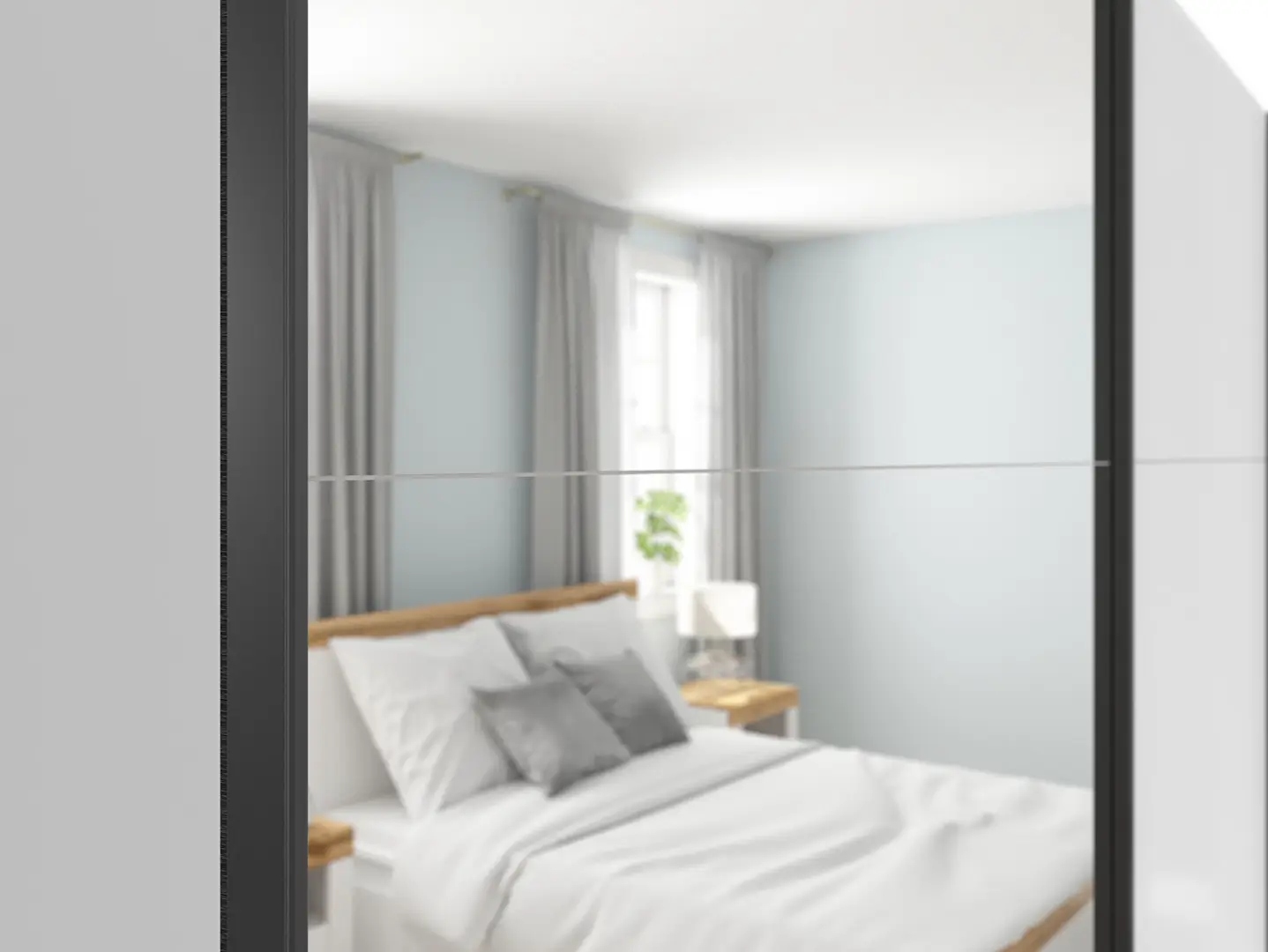 Szafa przesuwna Tetrix 220 biały Kolekcja Tetrix