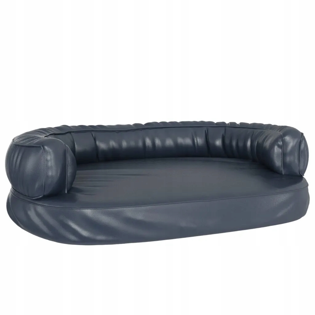 Levně vidaXL Ergonomický pelíšek pro psa, tmavě modrý, 88x65 cm