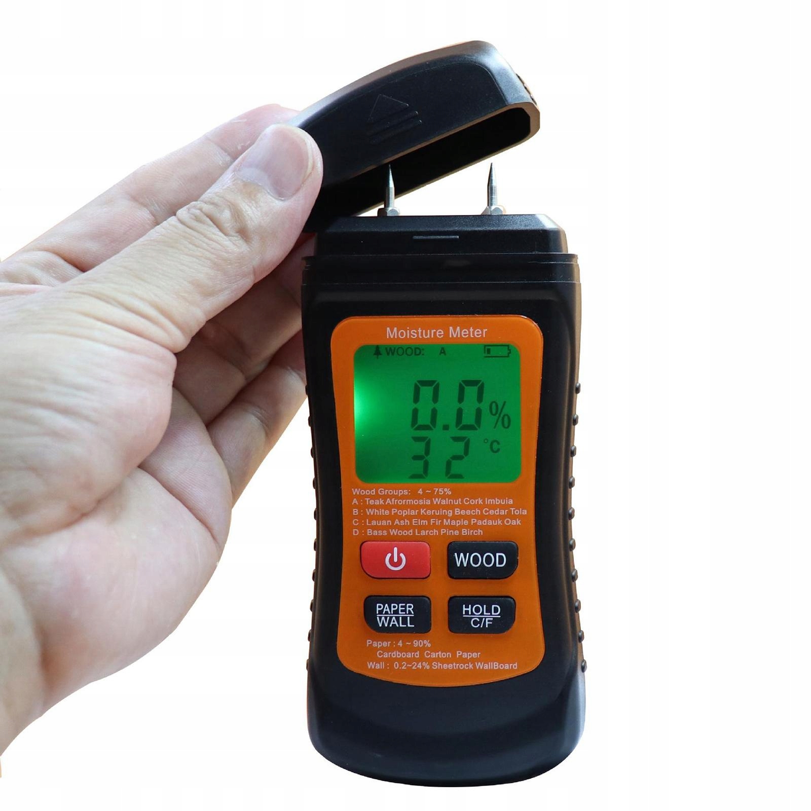 wkv-Multifunctional wood moisture sensor with Wysokość 5 mm