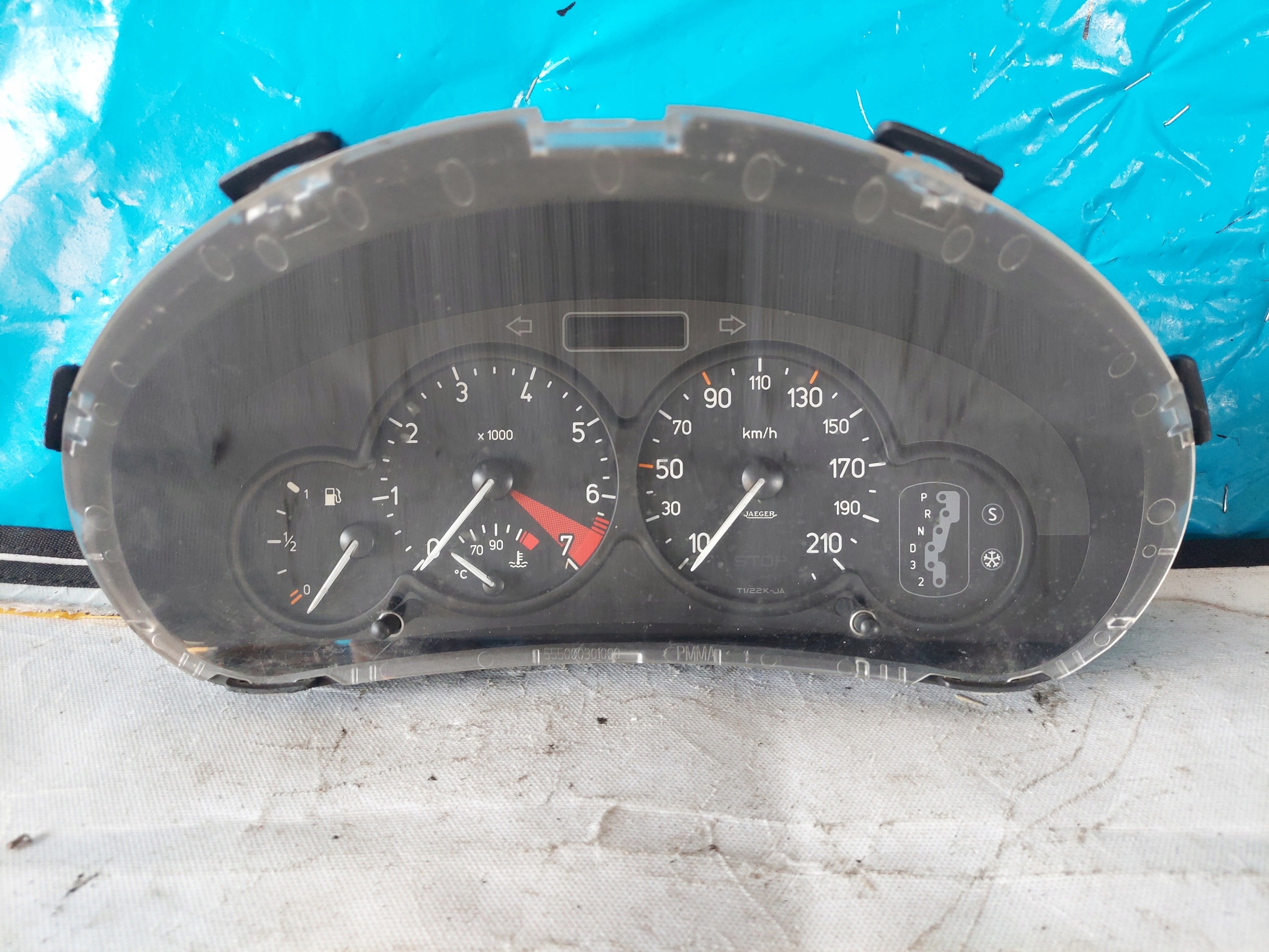 dials clock PEUGEOT 206 1.4 B 9648836780