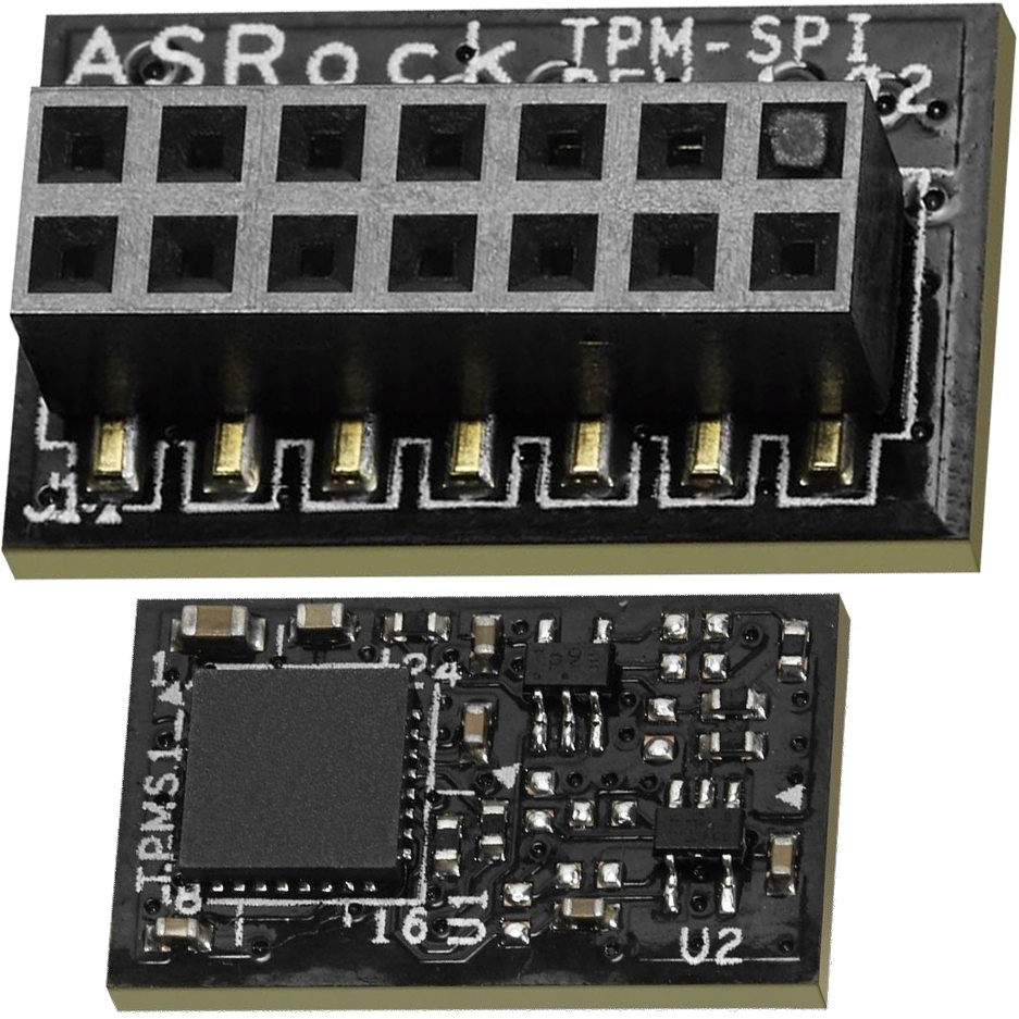 Modul Tpm 2.0 pro základní desky ASRock Tpm-spi