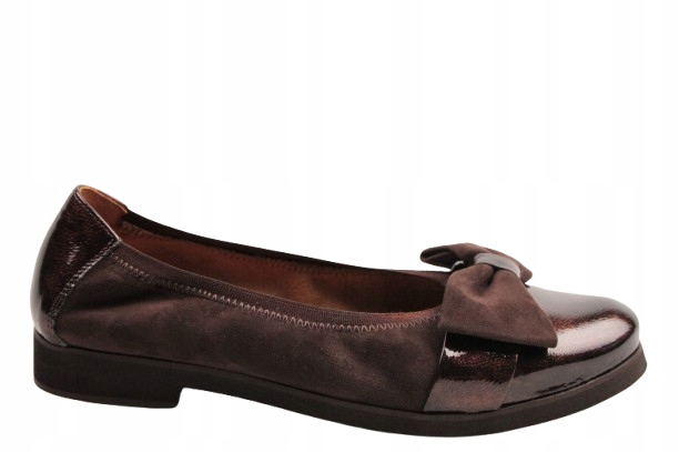Exquisite balerínky 1700 vel. , hnědé kožené