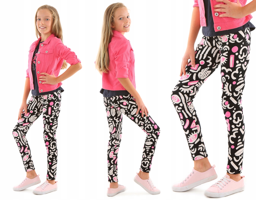 

Legginsy wzorzyste getry Nadruki 116 Kropek 026
