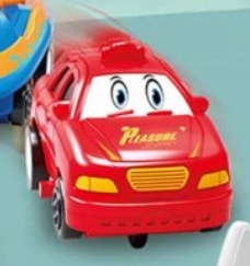 DODATKOWE AUTKO AUTO DO TOR SAMOCHODOWY PUZZLE RAIL CAR Model DINOSOUR CAR