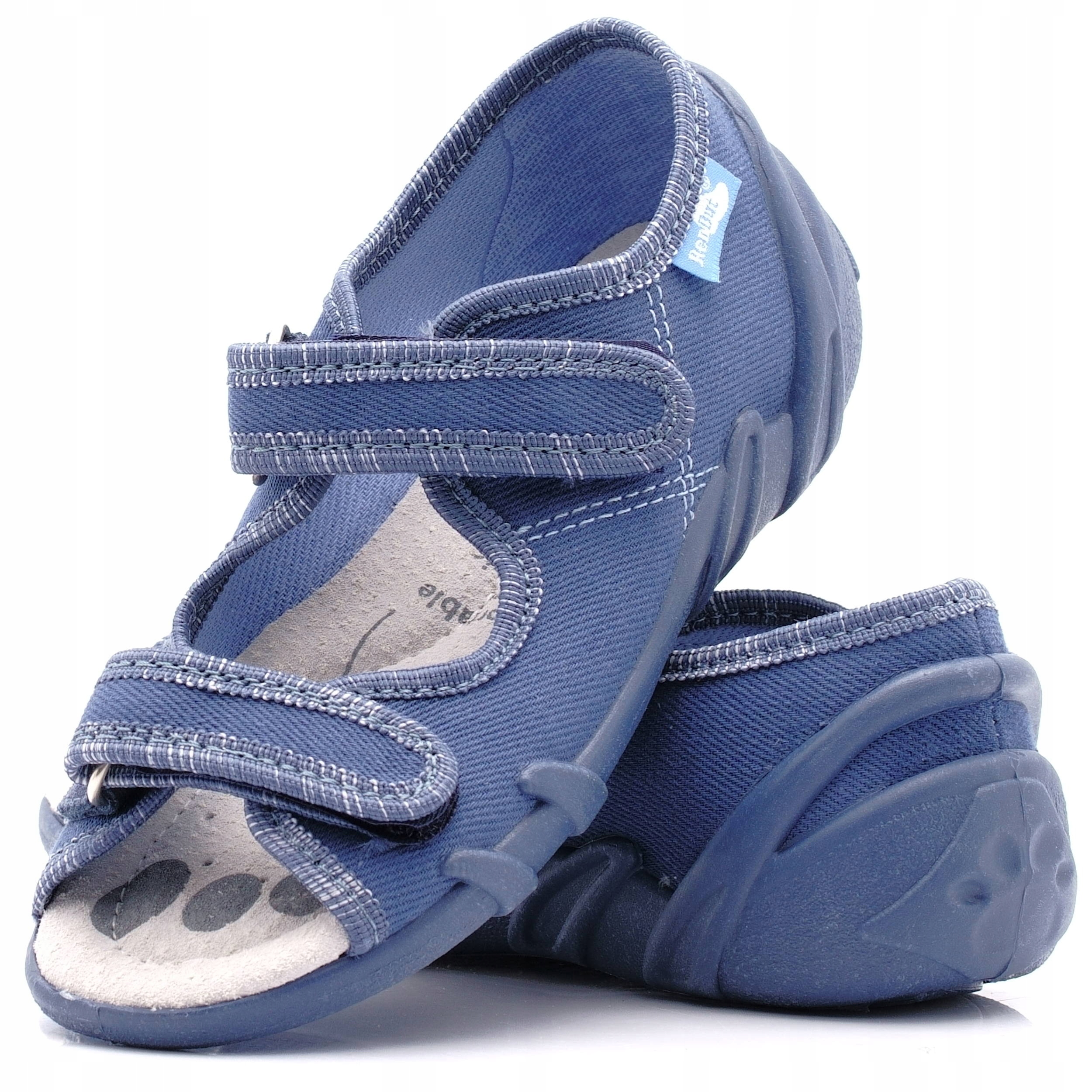 RENBUT SANDAŁKI KAPCIE SKÓRZANA WKŁADKA 30