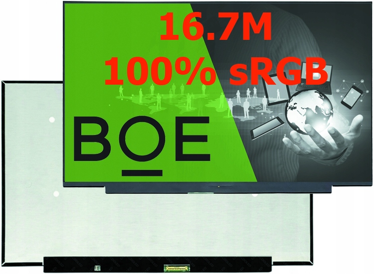 Nová Náhradná Matrica S NV140DRM-N43 2240x1400 Ips 14,0" 40PIN eDp Matná