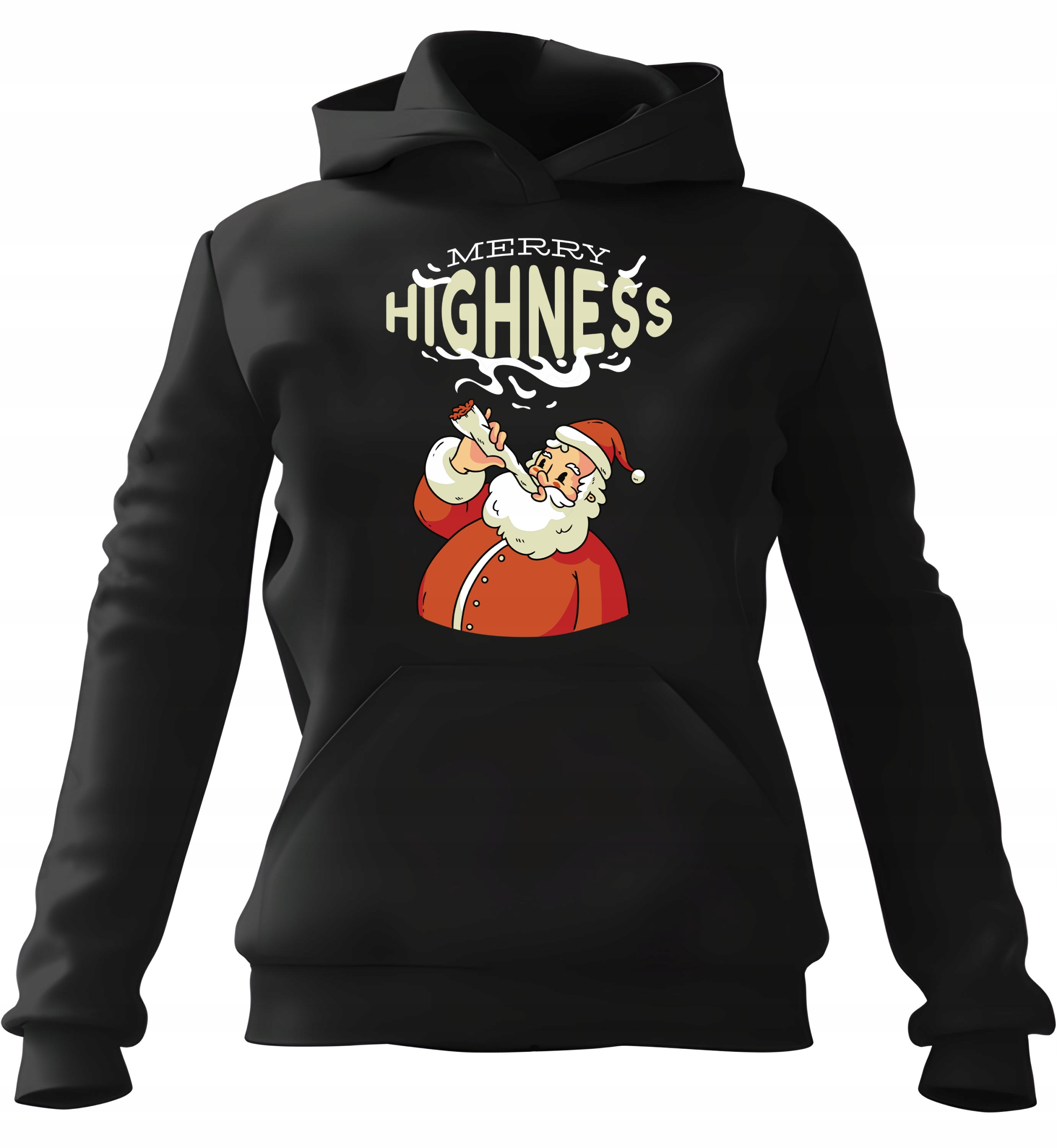 Dámská Mikina s kapucí Highness, černá, velikost S