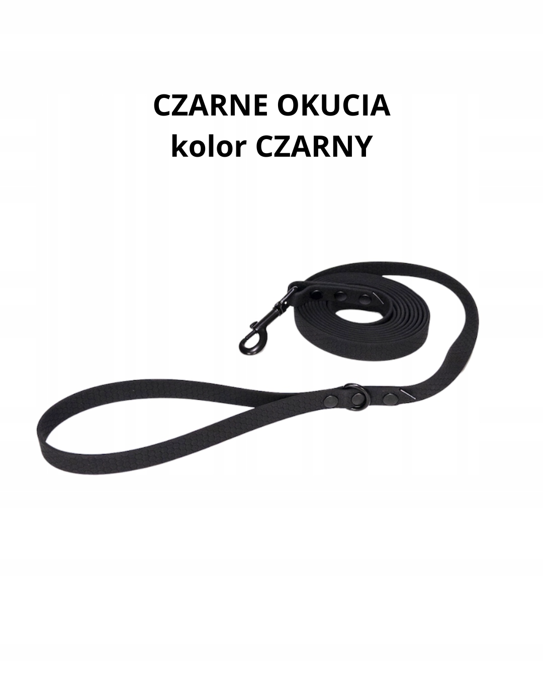 Levně odolné vodítko pro psa 5 m černé kování/ černé