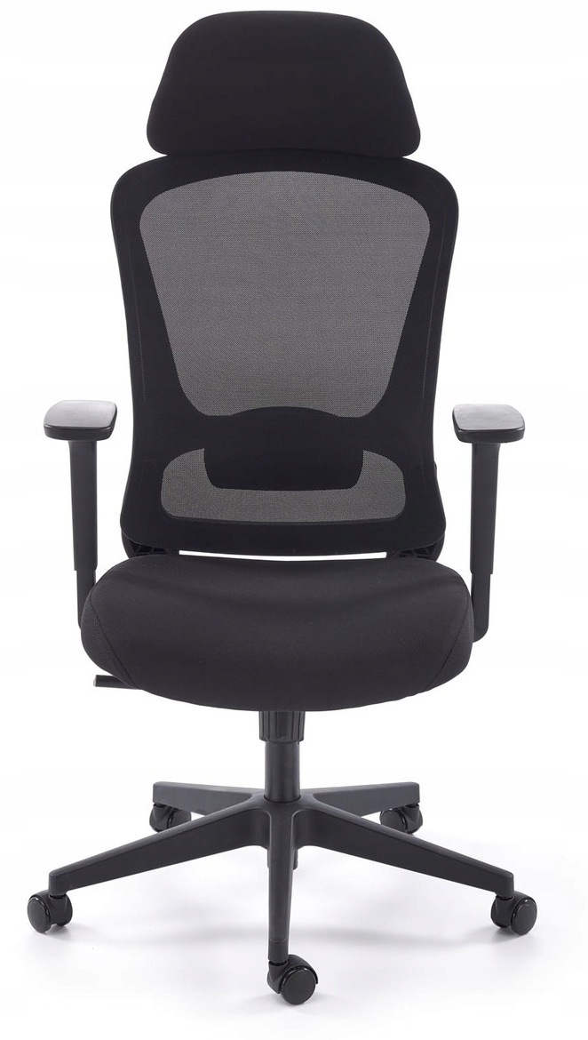 Krzesło ergonomiczne biurowe Sonar multiblock siatka czarne regulowane