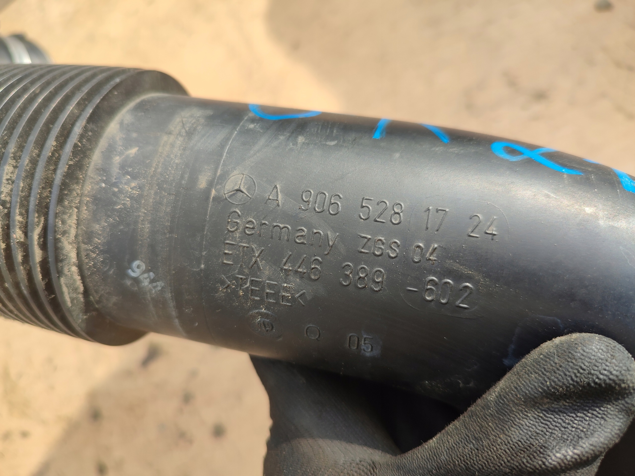wiring pipe air MERCEDES SPRINTER 906 A9065281724