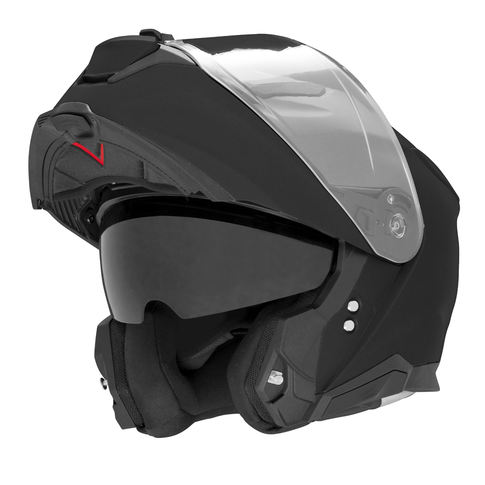 Nox Kask Motocyklowy Szczękowy Flip-up Z Blendą N967 Solid Black Mat M