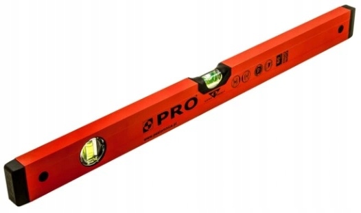 

Poziomica 100cm Alu Pro czerwona