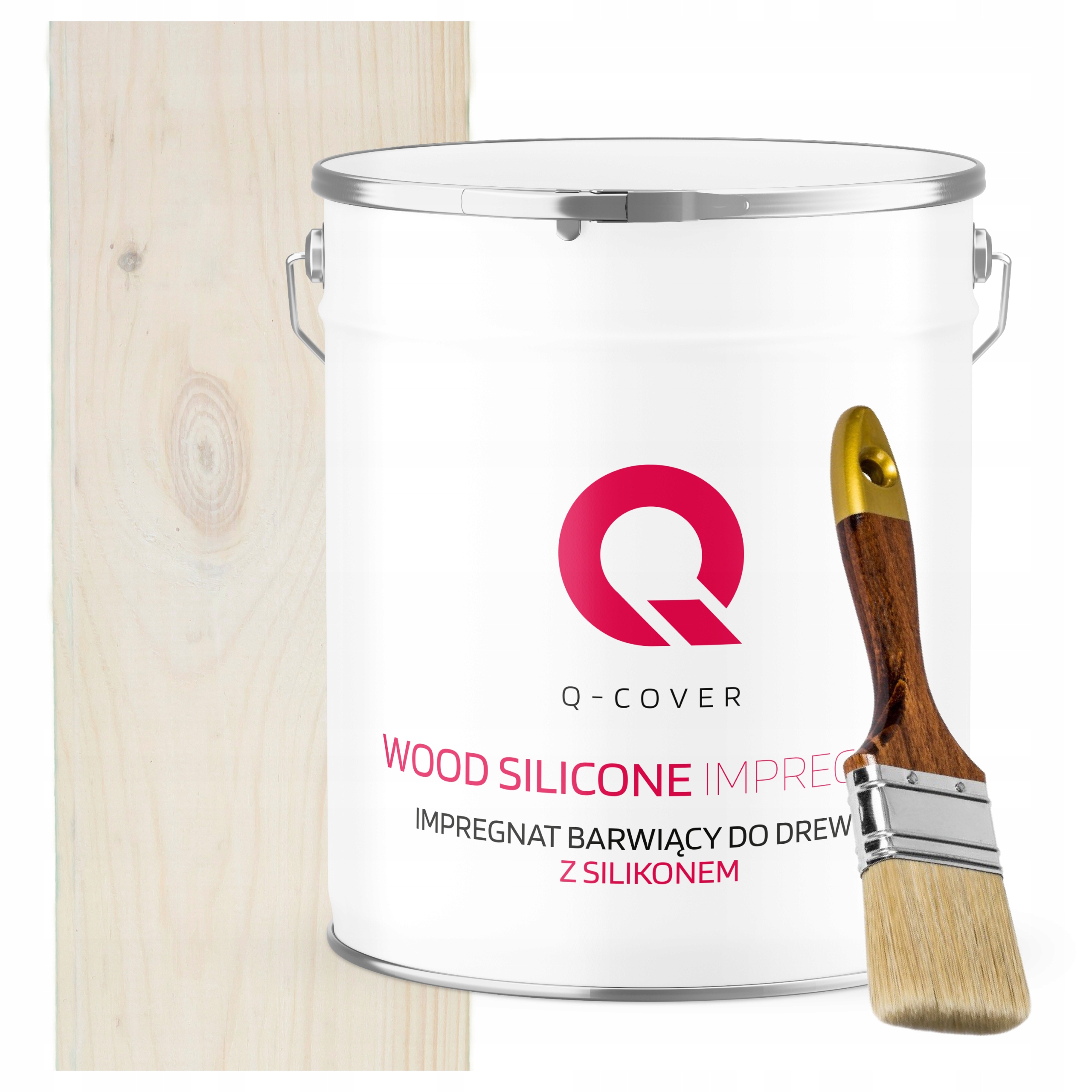 Impregnace Na Dřevo Extra Barva Se Silikonem Chron Trvanlivá Bílá 5 L Štětec