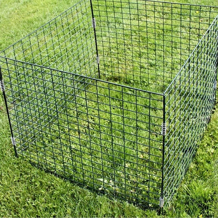 KOMPOSTOWNIK OGRODOWY DOMOWY DUŻY SIATKA METALOWA EKO KOMPOST - 70x70x90cm Materiał wykonania inny