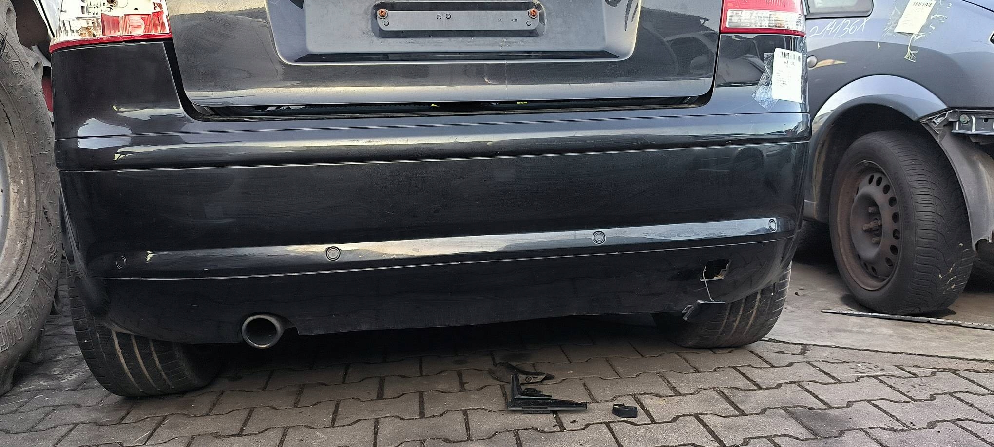 bumper rear part LZ9W AUDI A3 8P