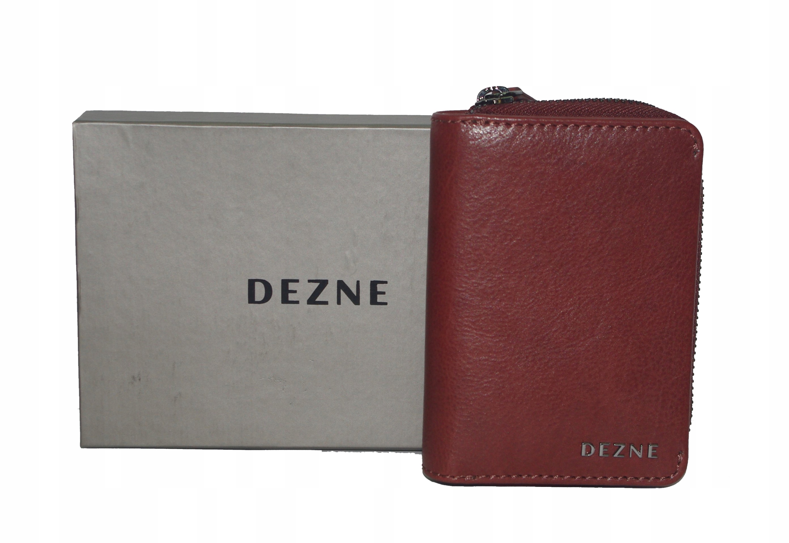 Dezne dámská kožená peněženka Rfid, hnědá